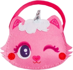 Creative kit – felt handbag cat pink
