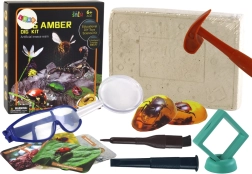 Arheoloogiline kaevamiskomplekt: merevaigus olevad putukad