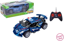 Kaugjuhitav politsei RC-auto suitsuefektiga