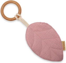 Närimislelu New Baby Leaf roosa