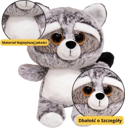 Suurte silmadega plüüsist pesukaru 22 cm