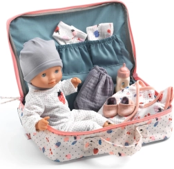 Kinkekohver nukuga Vanille DJECO