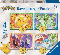 Pokémon Puzzle 4 in 1 (12, 16, 20, 24 pieces) RAVENSBURGER