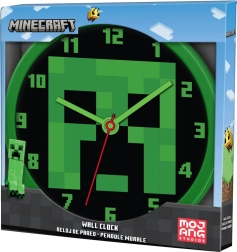 Minecraft Wall Clock 25 cm