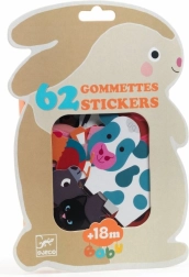 Djeco minu esimesed kleebised – taluloomad