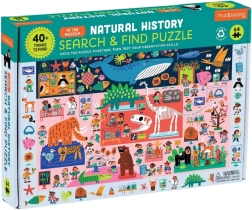 Mudpuppy Puzzle Build & Seek Natural History Museum 64 Pieces
