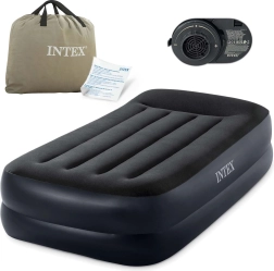 Inflatable mattress 191 × 99 × 42 cm with built-in electric pump intex