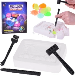 Archaeology set with fluorescent stones Jokomisiada