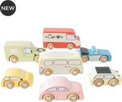 Le Toy Vani vintage puidust autode komplekt