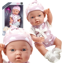 Woopie Royal armas beebinukk roosas riietuses 36 cm