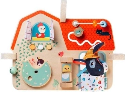 Lilliputiens – puidust interaktiivne tegevustahvel Talu, lastele alates 9. elukuust