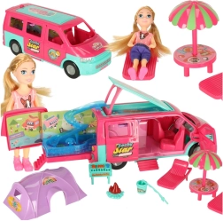 Nukukampingukarik koos tarvikute ja basseiniga