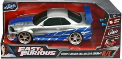 RC-mudel Nissan Skyline GT-R R34 1:16 – Kiired ja vihased (Jada Toys)