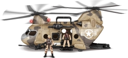 Helikopter figuuride ja efektidega 50 cm