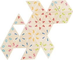 Tri-Domino wooden game by Goki