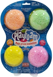 PlayFoam Boule sädelev 4 värvi komplekt – määrdumatu voolimismass