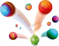 Kosmos hüppavate pallide valmistamise komplekt – planetaariumiväljaanne