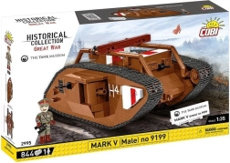 COBI Mark V (Male) tank 1:35 ehituskomplekt 844 klotsi
