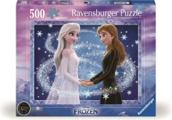 Ravensburger Puzzle Disney Frozen Elsa and Anna 500 Pieces Glow in the Dark