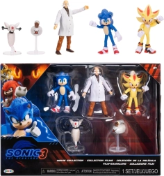 Sonic the Hedgehog 3 Movie Collection figuurikomplekt – 5 osa
