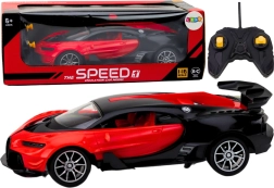 RC sportauto punane 1:16