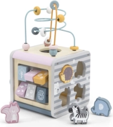 VIGA POLARB 5-ühes puidust tegevuskuubik