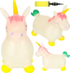 Hüppemänguasi lastele pumbaga - kummist ükssarvik