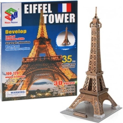 3D pusle Eiffeli torn – 35 tükki, ilma liimita