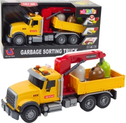 Children’s sorting garbage truck with lights and sounds