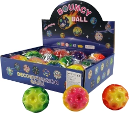 Vikerkaare värviline hüppav pall 7 cm