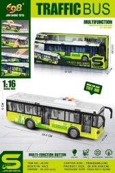 Interactive Green Bus with Lights and Sounds 1:16