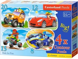 Pusle 4 ühes Ride for Fun – sõidukid 8, 12, 15 ja 20 tükiga