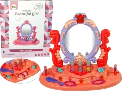 Vanity Table with Light and Sound Effects Rose