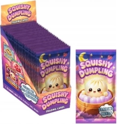 Squishy Dumlings lamineeritud kogumiskaardid kotikeses