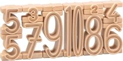 Wissner Wooden Stacking Number Set for Children