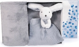 Kinkekomplekt Happy Doudou jänku ja tekk