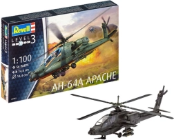 Plastikmudelist helikopter REVELL AH-64A Apache 1:100