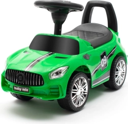 Helidega laste sõiduk (laste pealeistutav sõiduk) BABY MIX Racer – roheline