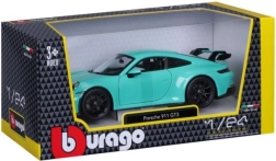 Metallist mudel Porsche 911 GT3 1:24 mündiroheline, Bburago