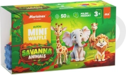 Ehituskomplekt Mini Waffle – Savanni loomad 50 tk