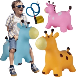 Hüppav kummihobune kaelkirjak