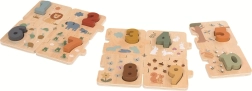 Wooden Counting Puzzle with Animals 2Kids Toys