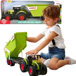 Interaktiivne Claas traktor haagisega Dickie, valguse ja heliga