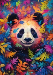 Pusle: panda v vikerkaaremetsas – 1000 tükki