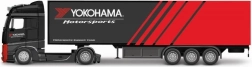 Bburago veok MB Actros Gigaspace Firestone koos haagisega 1:43