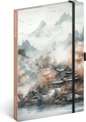 Jooneline märkmik Notique Jaapan 13 × 21 cm