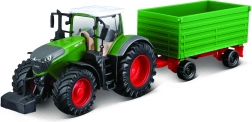 Traktor haagisega Fendt 1050 Bburago Farm 10 cm