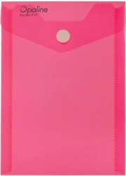 Vertical A6 Snap-Button Wallet Opaline pink