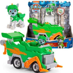 Paw Patroli rüütellik päästesõiduk Rocky koos figuuriga