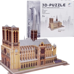 3D pusle Notre‑Dame’i katedraal, 77 tükki